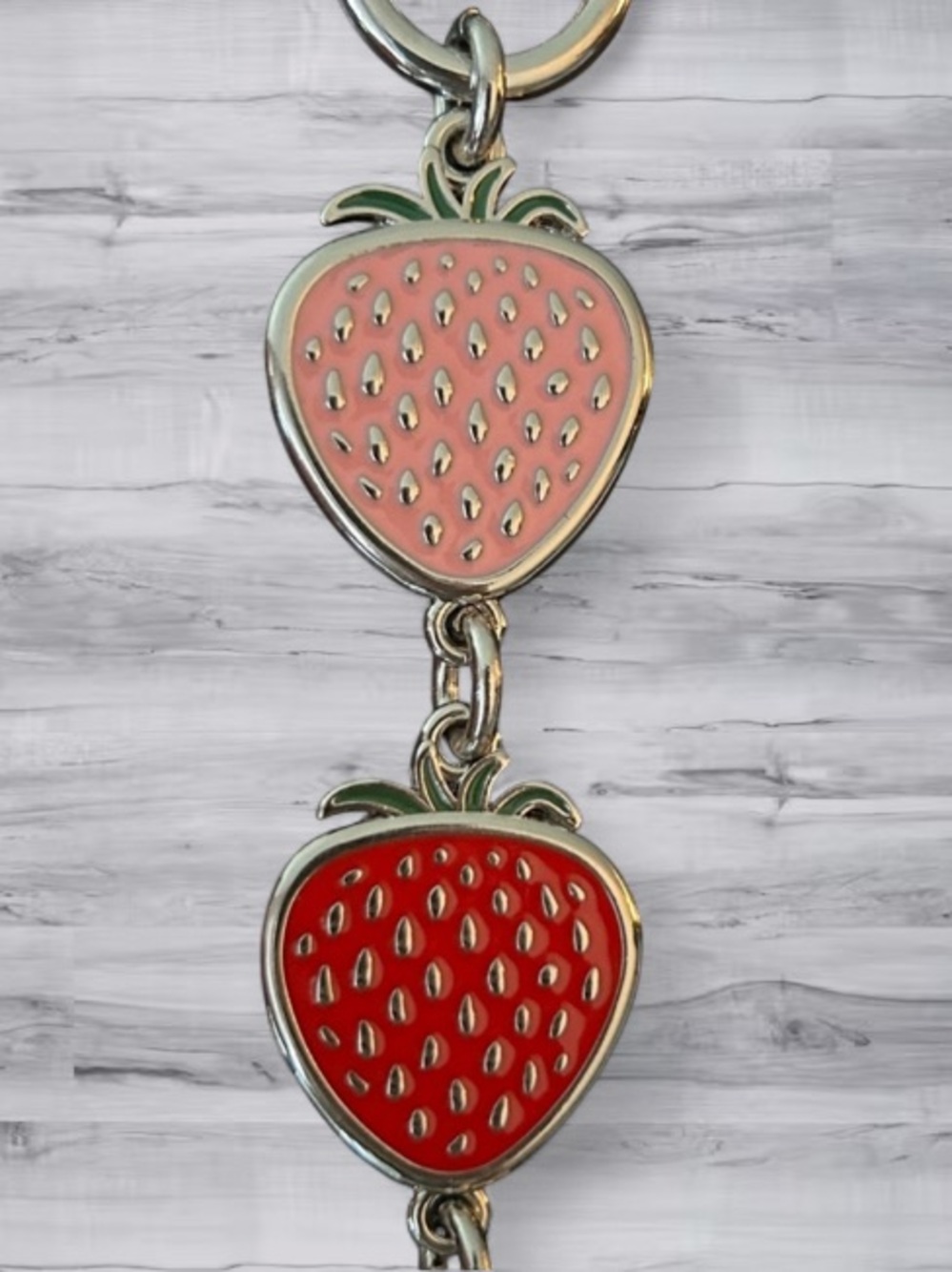 ๐๐ Strawberry Charm Bag Extension 6.5โ x 1โ NWT - Picture 3 of 7